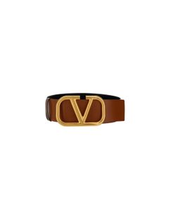 Valentino VLogo Plaque Reversible Belt