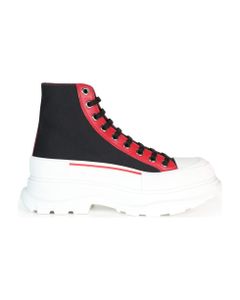 Fabric Upper And Rubber Sole Hi Top