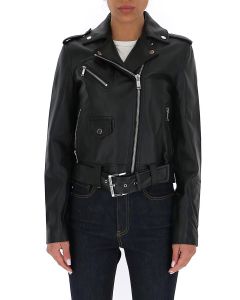 Michael Michael Kors Leather Biker Jacket