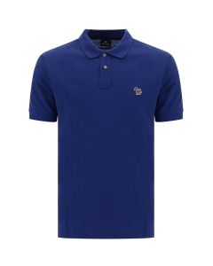 PS Paul Smith Motif-Embroidered Short-Sleeved Polo Shirt