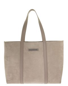 Brunello Cucinelli Logo Patch Top Handle Bag