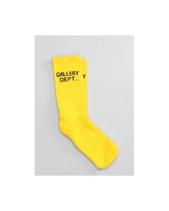 Socks In Yellow Cotton