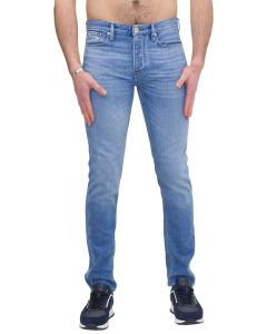 Emporio Armani Logo Plaque Slim-Cut Jeans