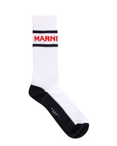 Marni Logo Intarsia Color-Block Socks