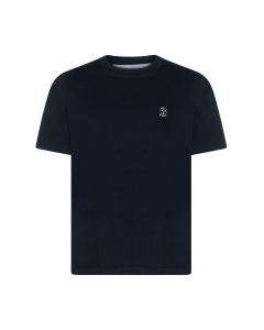 Brunello Cucinelli Logo Printed Short-Sleeved T-Shirt