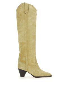 Isabel Marant Lihana Pointed Toe Knee-Length Boots