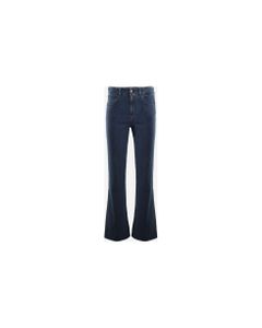 Flared Jeans Made Of Stretch Cotton