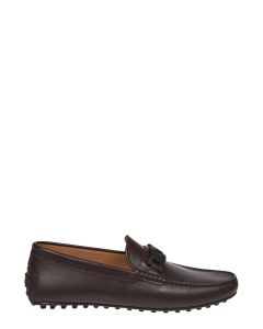 Tod's Gommino Chain Plaque Loafers