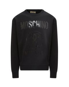 Moschino Logo Printed Crewneck Sweatshirt