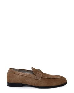 Tod's Round Toe Slip-On Loafers