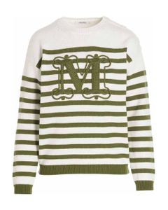 Monogram Striped Knit Sweater