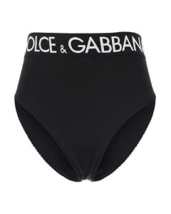 Dolce & Gabbana Logo Waistband High-Waisted Briefs
