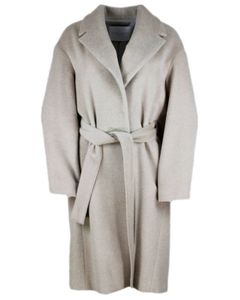 Dressing gown coat in Pine nut color