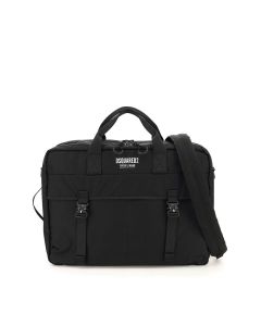 Dsquared2 Ceresio 9 Logo Printed Zip-Up Briefcase