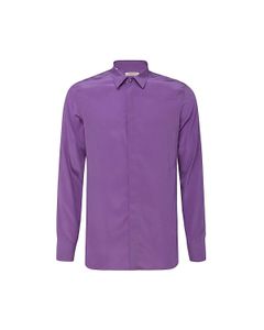 Valentino Curved Hem Long-Sleeved Shirt