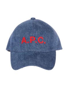 A.P.C. Logo Print Baseball Cap