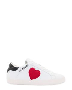 Love Moschino Heart Patch Lace-Up Sneakers