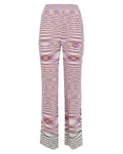 Missoni High-Waist Knitted Flared Pants