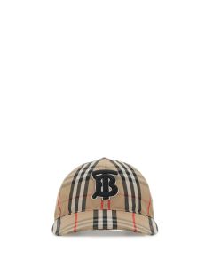 Burberry Monogram Checked Baseball Cap