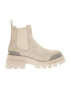 Suede Chelsea Boot With 