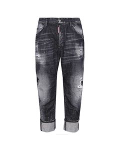 Dsquared2 Distressed Roll-Up Hem Jeans