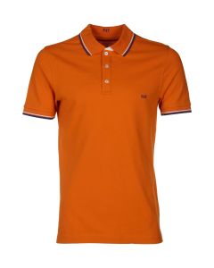Fay Logo Embroidered Short-Sleeved Polo Shirt