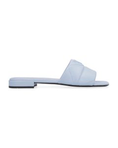 Leather Slides With Logo