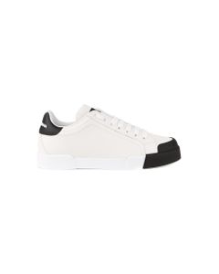 White Leather Portofino Sneaker