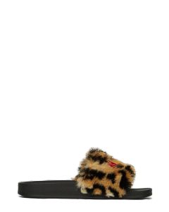 Marni Leopard-Printed Slip-On Sandals
