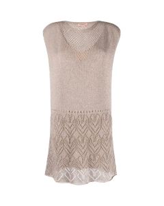 TWINSET Perforated Detail Sleeveless Top