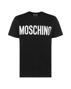 Moschino Logo-Print Crewneck T-Shirt