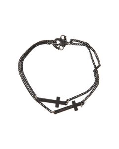 Black Varnished Metal Bracelet