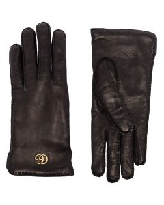 Gucci Double G Leather Gloves