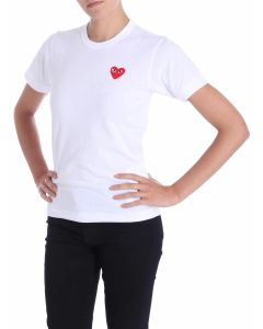Red Heart white T-shirt