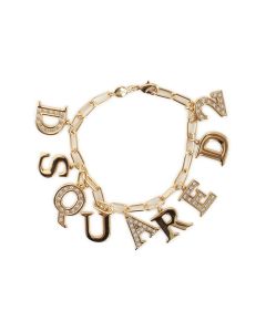 Dsquared2 Letter Charm Chain Bracelet