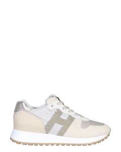 Hogan H Logo Detailed Lace-Up Sneakers