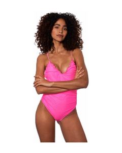 Fluo Pink One Piece Swimsuit