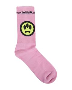 Pink Socks With Logo