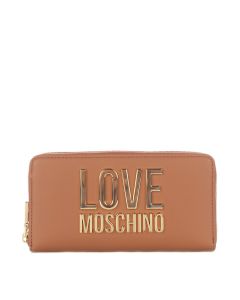 Love Moschino Logo Plaque Zipped Wallet