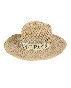 Maison Michel Charles Logo Embroidered Sun Hat