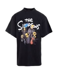 Woman Black The Simpsons Tm & © 20th Television Small Fit T-shirt