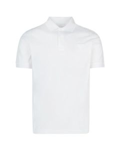 Prada Logo Patch Short-Sleeved Polo Shirt