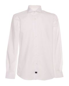 Fay Buttoned Long-Sleeved Shirt
