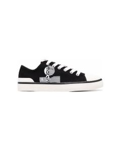 Isabel Marant Woman's Binkoo Black Cotton Sneakers With Logo