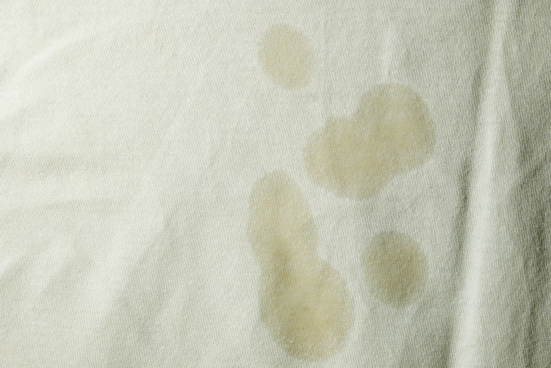 Oil stain on cloth