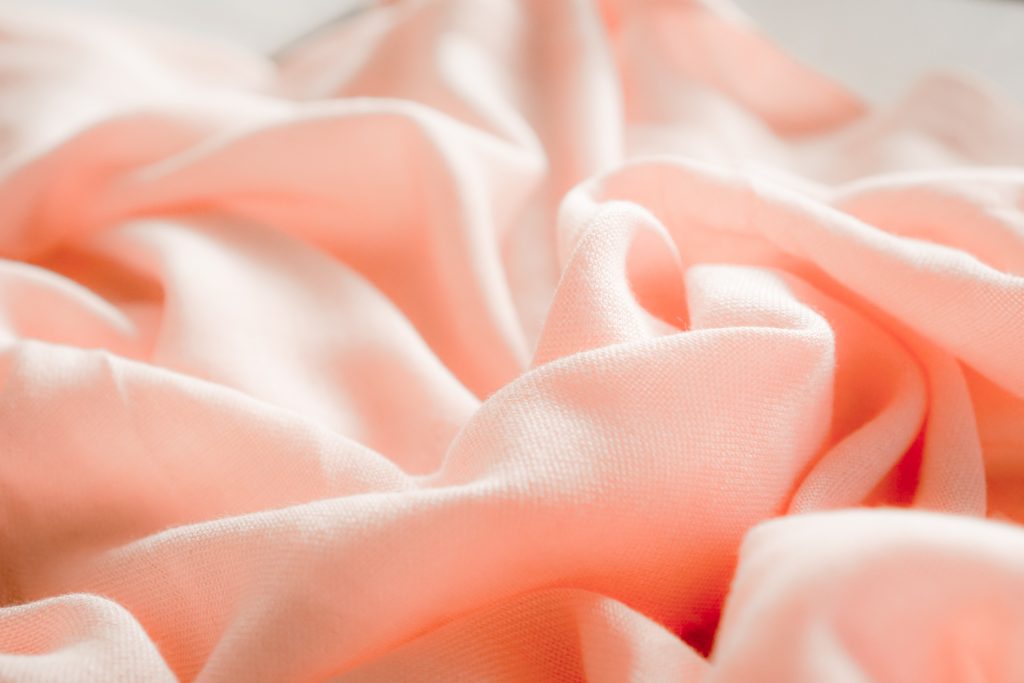 wrinkled polyester fabric