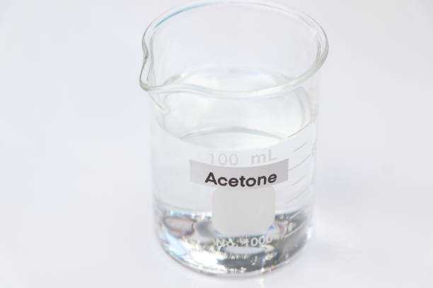 Visual representation of acetone