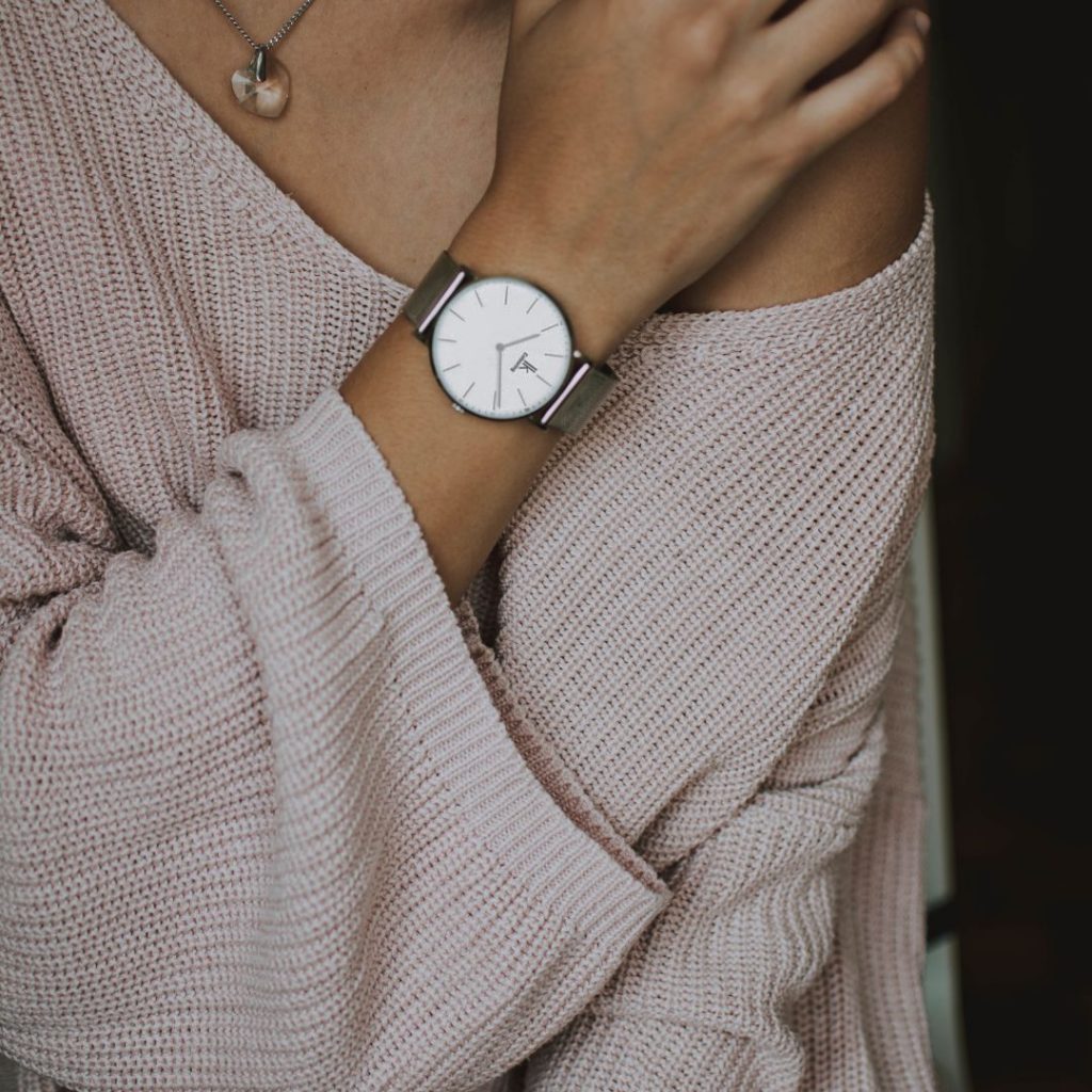 woman in a wristwatch