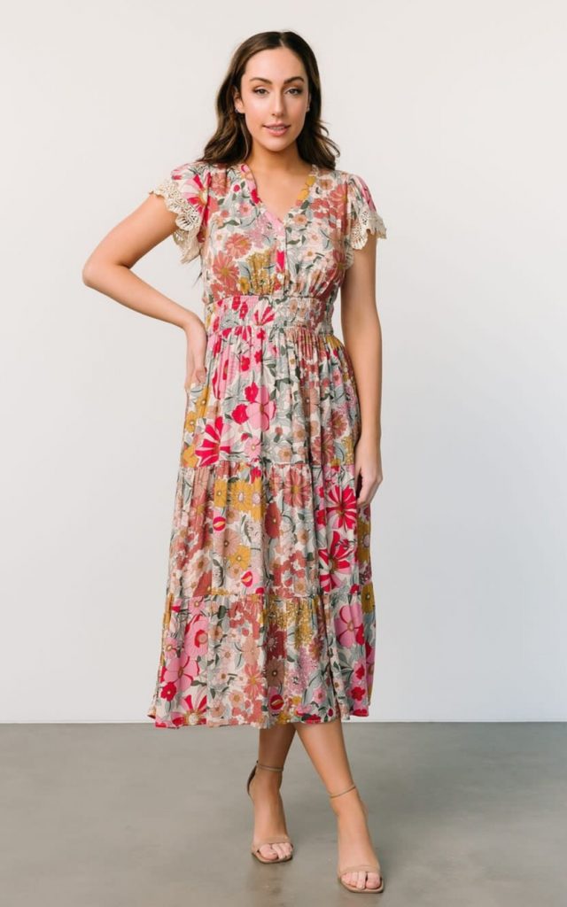 Lacey floral dress 