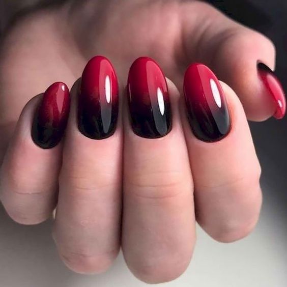 Passionate black and red gradient for Valentine's Day.
